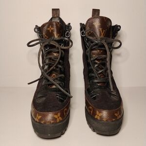 Louis Vuitton Laureate Platform Desert Boots Size 37